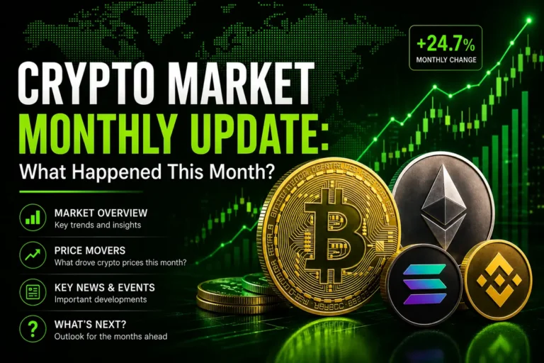 A graphical analysis image for The Economic Reader's Crypto Market Monthly Update