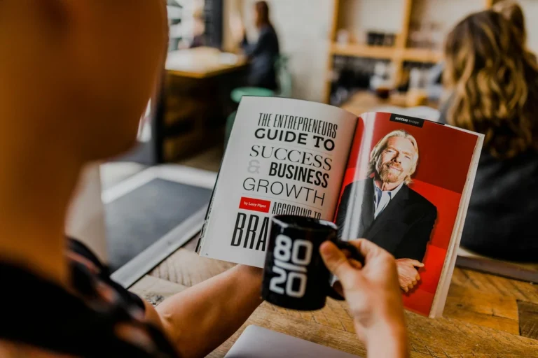 10 Successful Business Lessons From Millionaire Entrepreneurs - Magazine article cover on business growth and strategy.