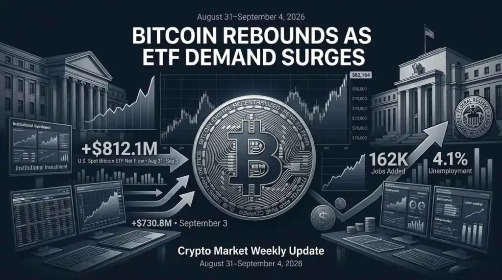Crypto Market Weekly Update August 31 September 4 2026