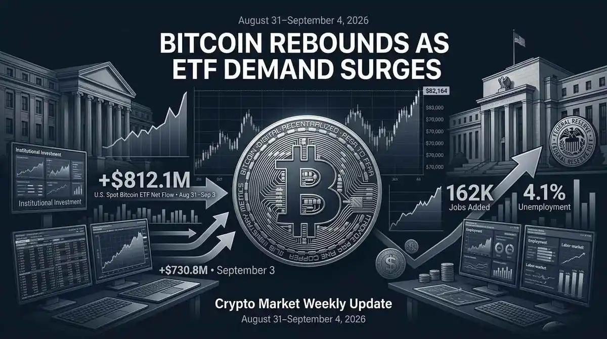 Crypto Market Weekly Update August 31 September 4 2026