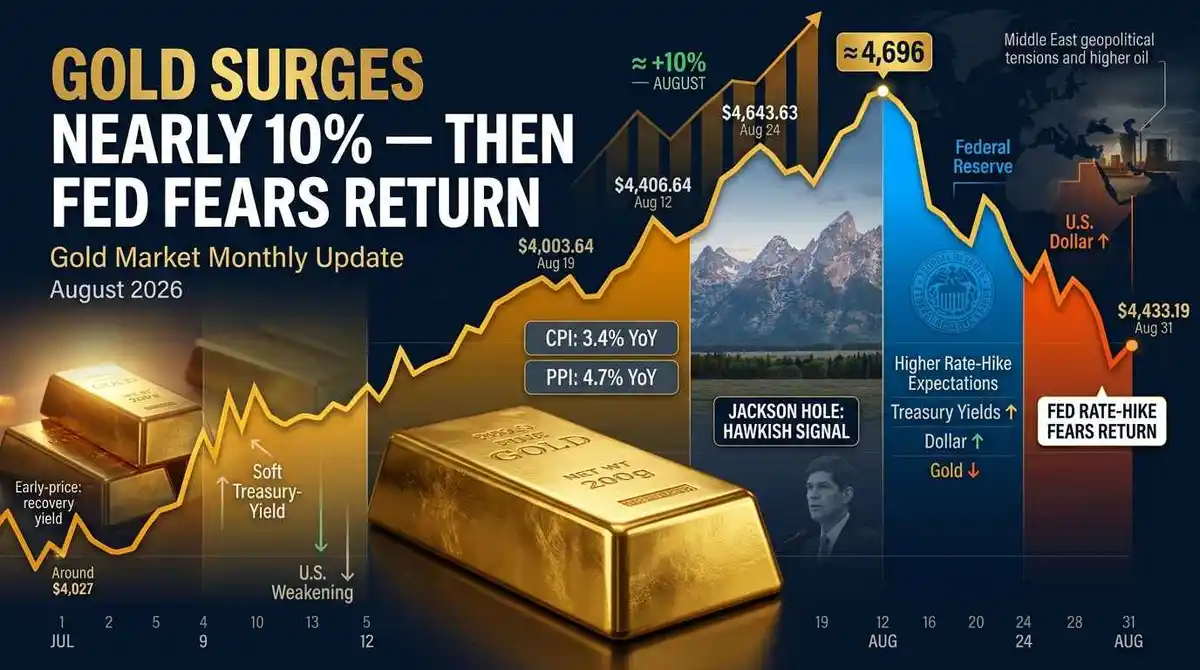 Gold Market Monthly Update August 2026 feature image.