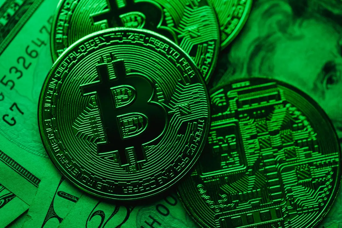 A close-up digital illustration of a glowing, interconnected network representing distributed ledger technology, featuring luminous nodes and lines of code data flowing across a dark background.
