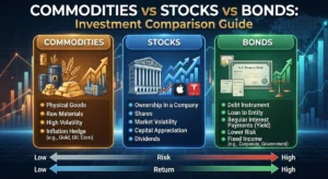Commodity vs Stocks vs Bonds.