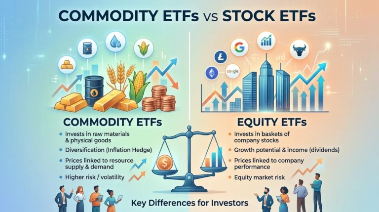 Commodity ETFs vs Stock ETFs