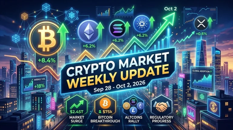 Crypto Market Weekly Update: September 28-October 2, 2026 feature image.