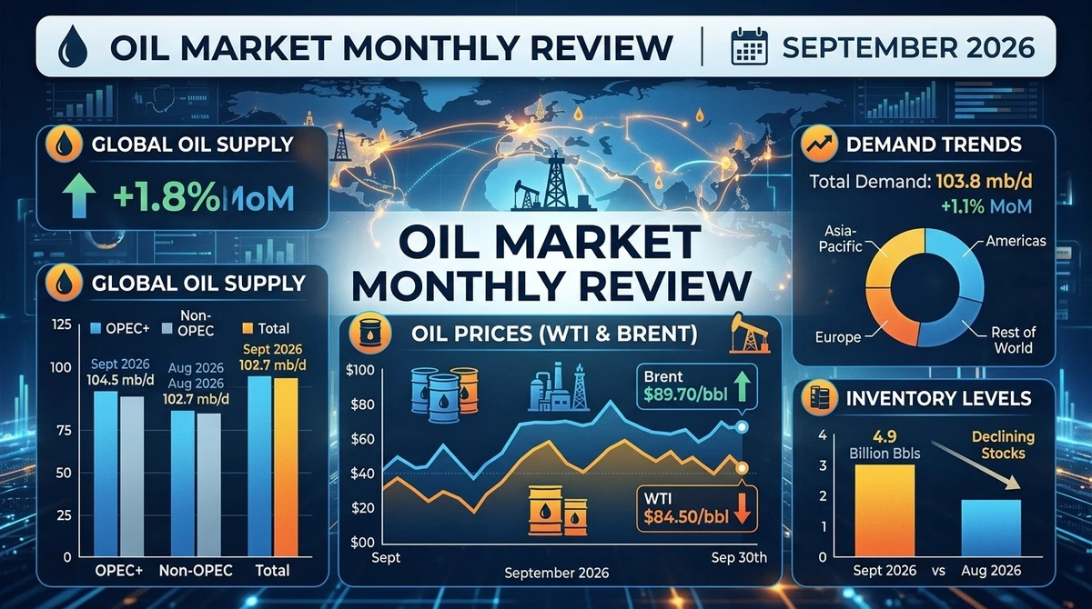 Oil Market Monthly Review: September 2026 feature image.